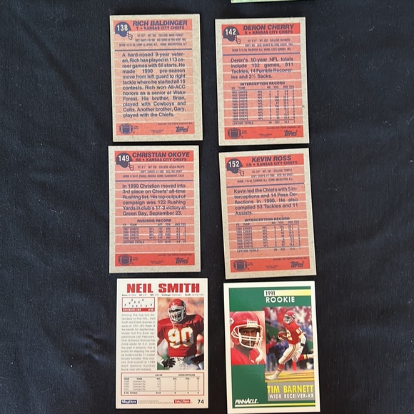 14 MINT KANSAS CHIEF Assortment of NFL Collector Trading Cards - Picture 11 of 11